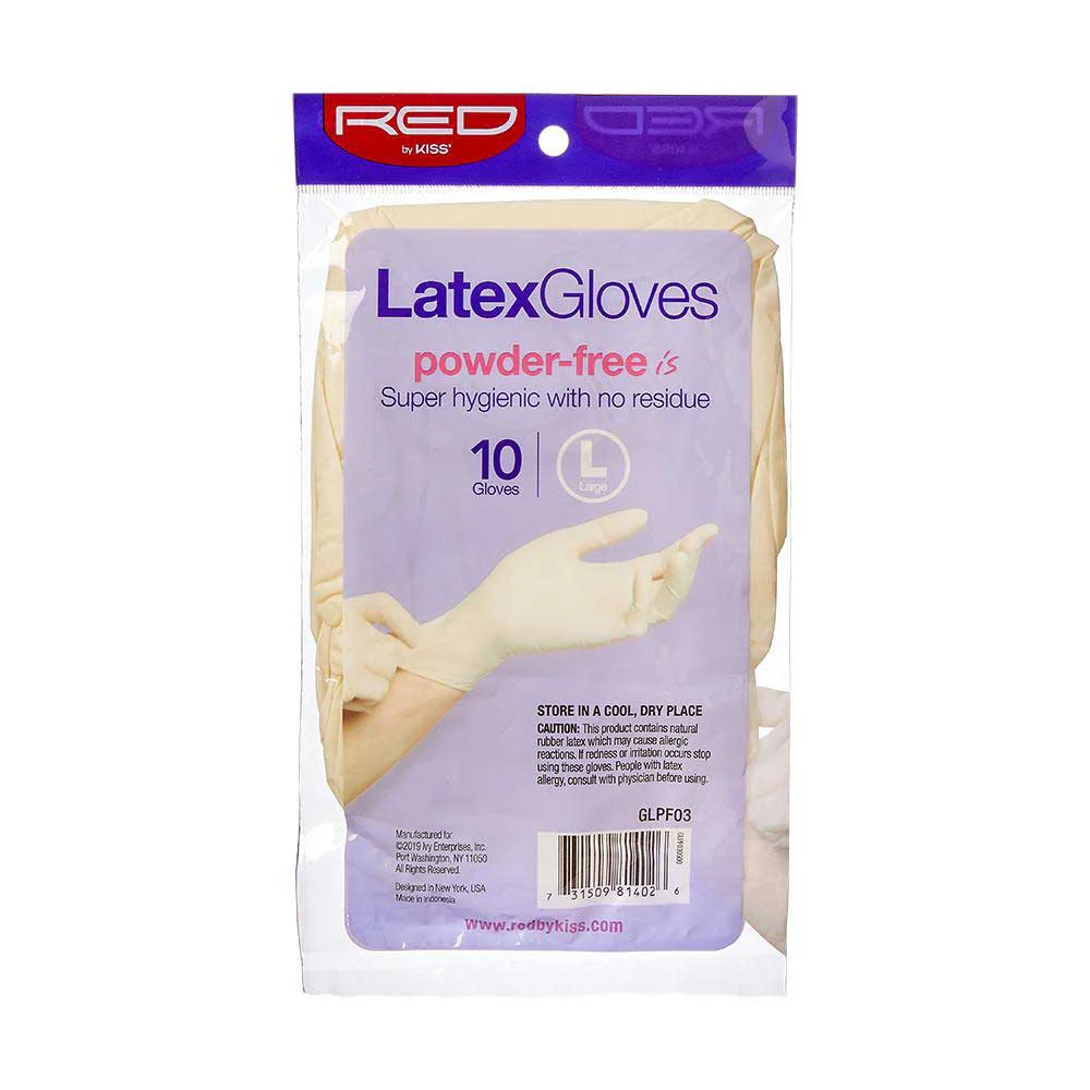 RED by KISS Powder-Free Latex Gloves (10pcs) - Image 8