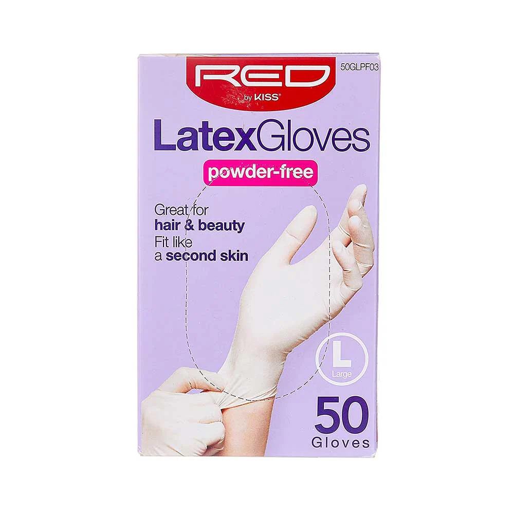 RED by KISS Powder-Free Latex Gloves (50pcs) - Image 6