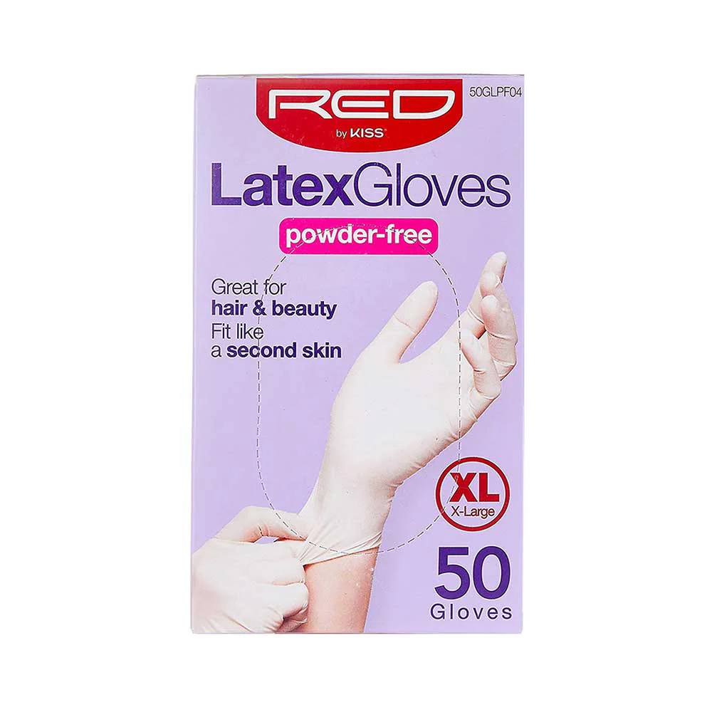 RED by KISS Powder-Free Latex Gloves (50pcs) - Image 8