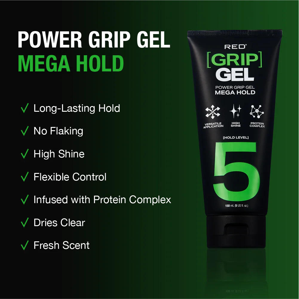 RED by KISS Power Grip Hair Gel – Mega Hold & Ultra Hold for Maximum Control & Shine - Image 4