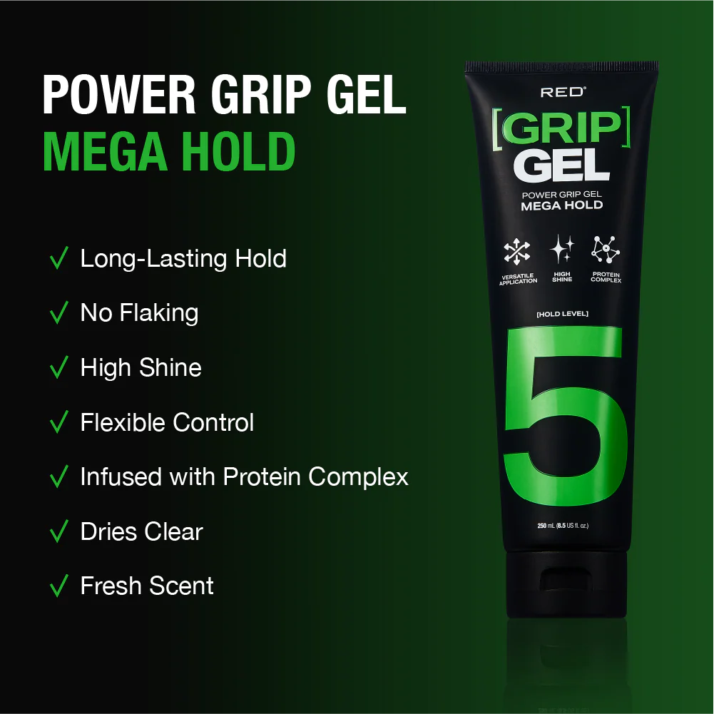 RED by KISS Power Grip Hair Gel – Mega Hold & Ultra Hold for Maximum Control & Shine - Image 5