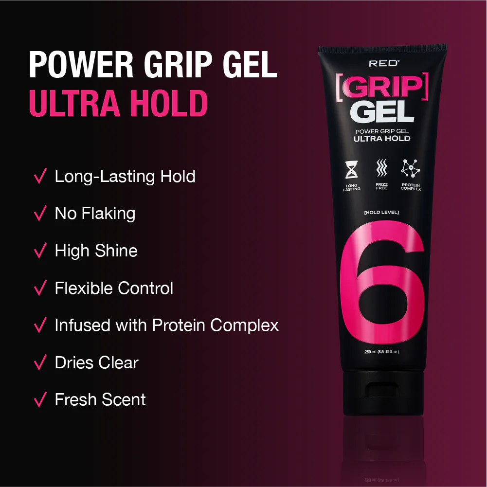 RED by KISS Power Grip Hair Gel – Mega Hold & Ultra Hold for Maximum Control & Shine - Image 6