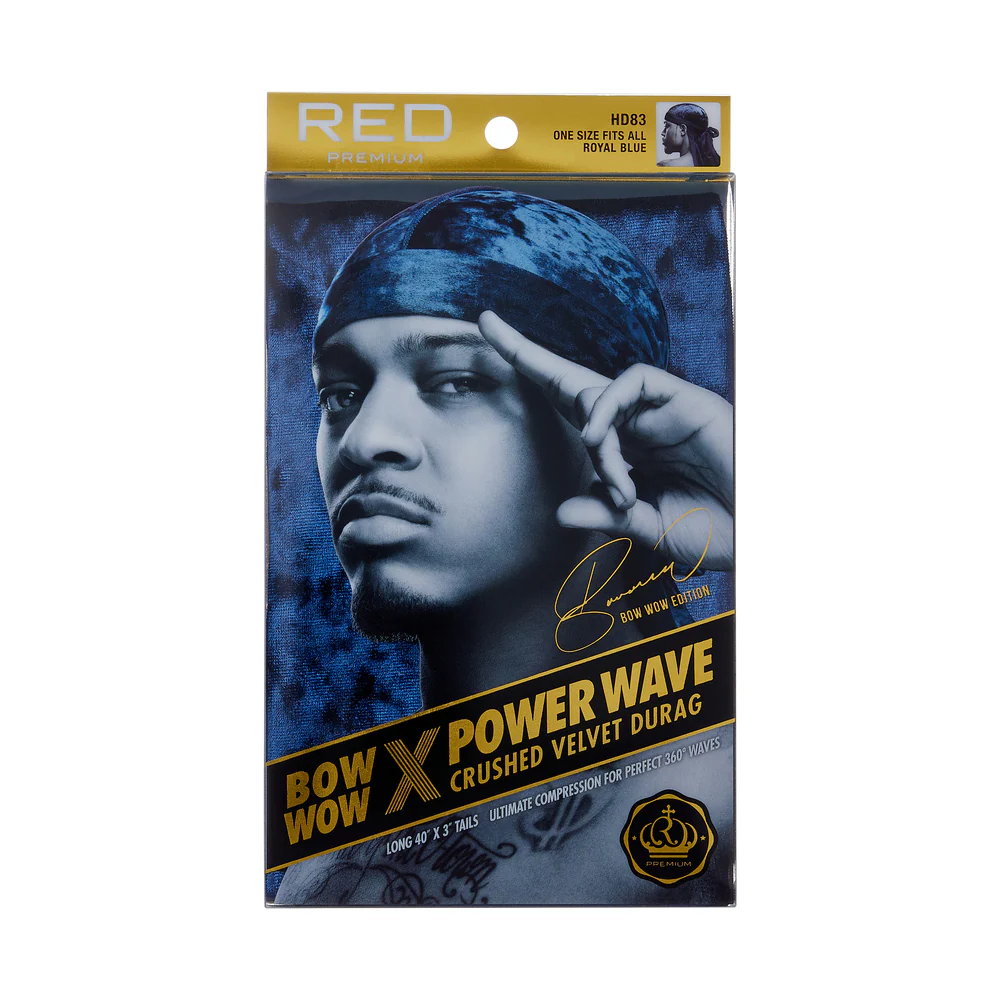 RED by KISS Power Wave Crushed Velvet Durag - Image 2