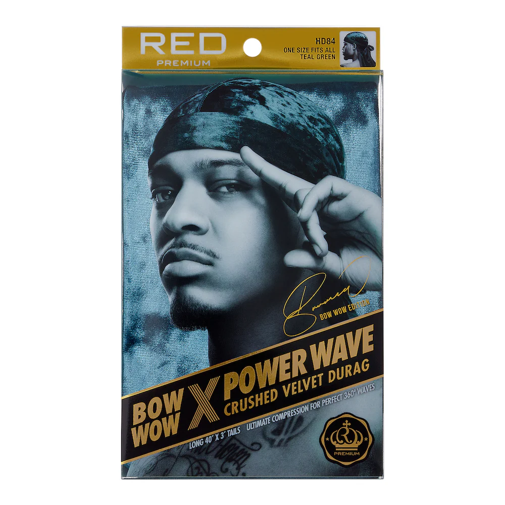 RED by KISS Power Wave Crushed Velvet Durag - Image 3