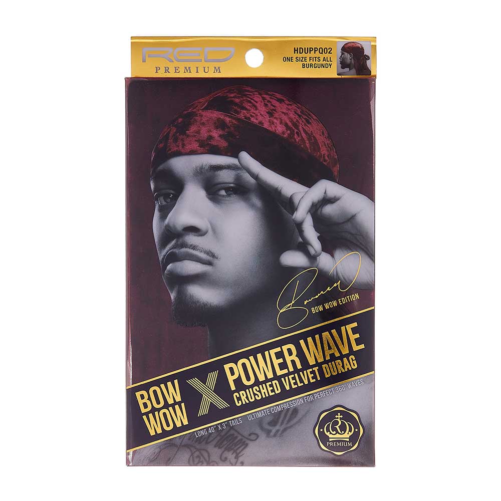 RED by KISS Power Wave Crushed Velvet Durag - Image 6
