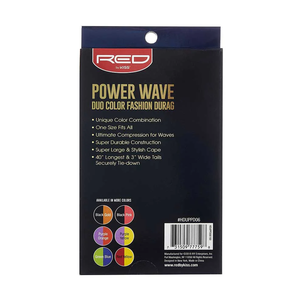 RED by KISS Power Wave Duo Satin Durag - Image 17