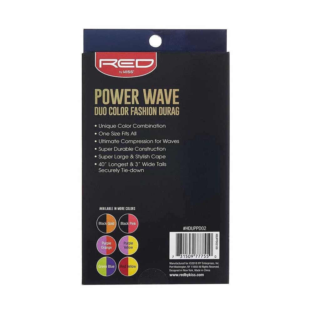 RED by KISS Power Wave Duo Satin Durag - Image 20