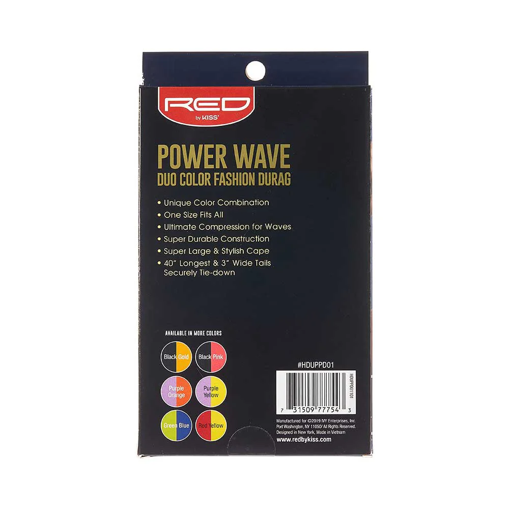 RED by KISS Power Wave Duo Satin Durag - Image 26