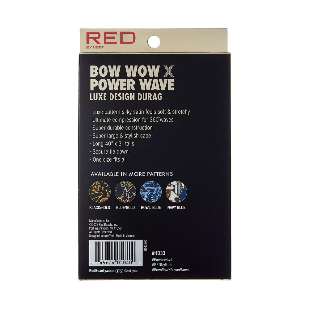 RED by KISS Power Wave Luxe Design Durag - Image 18