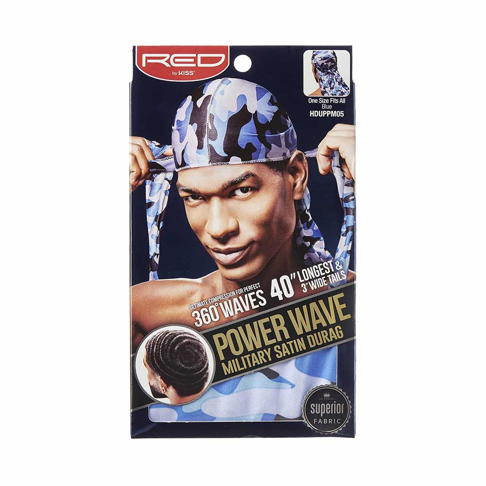 RED by KISS Power Wave Military Satin Durag - Image 5