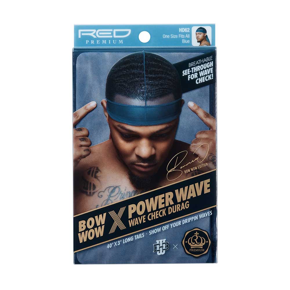 RED by KISS Power Wave See Through Wave Check Durag - Image 2