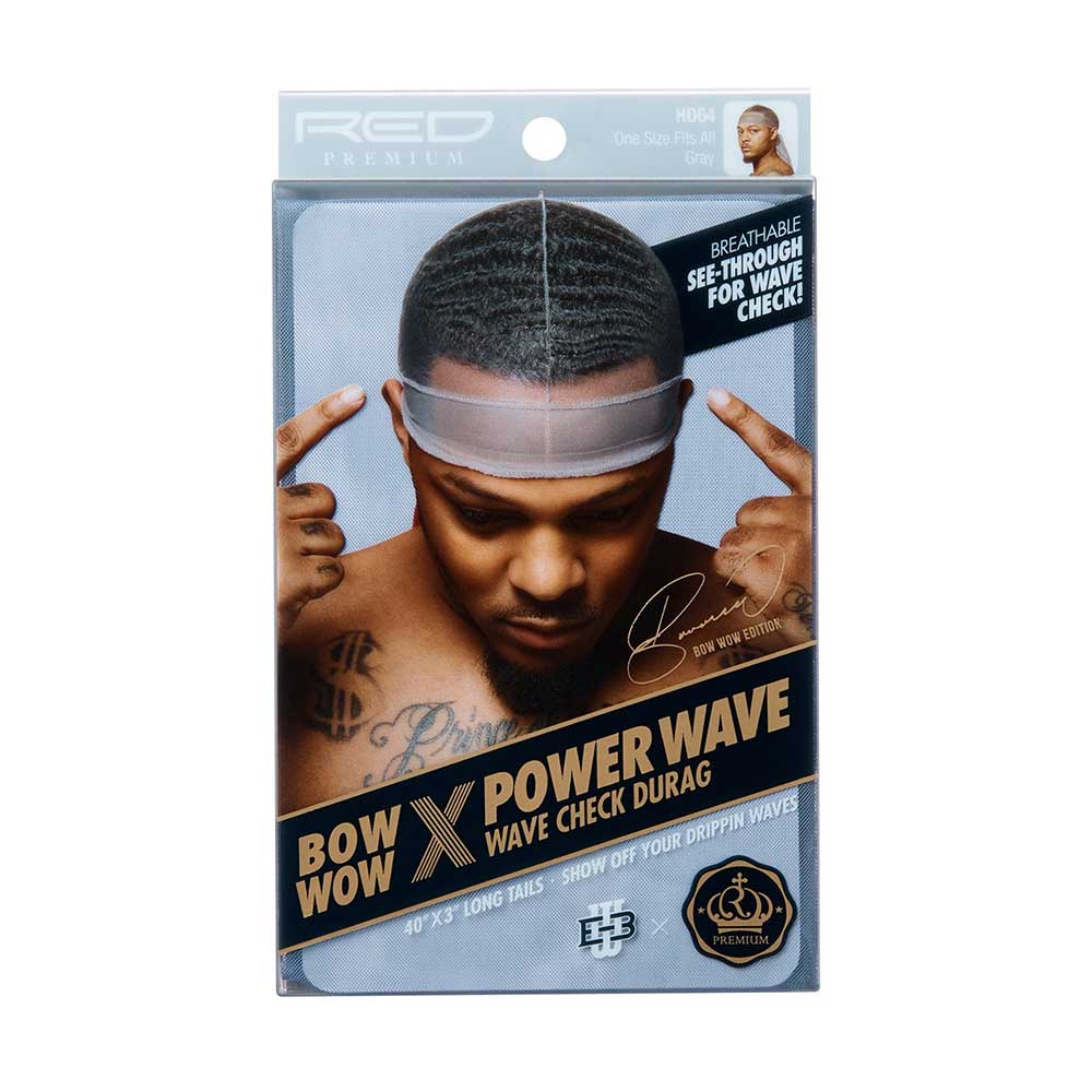 RED by KISS Power Wave See Through Wave Check Durag - Image 4