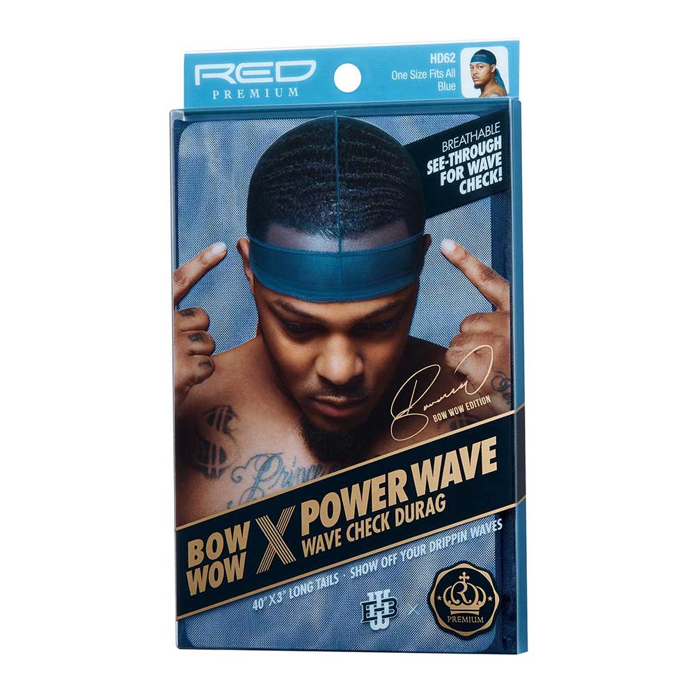 RED by KISS Power Wave See Through Wave Check Durag - Image 5