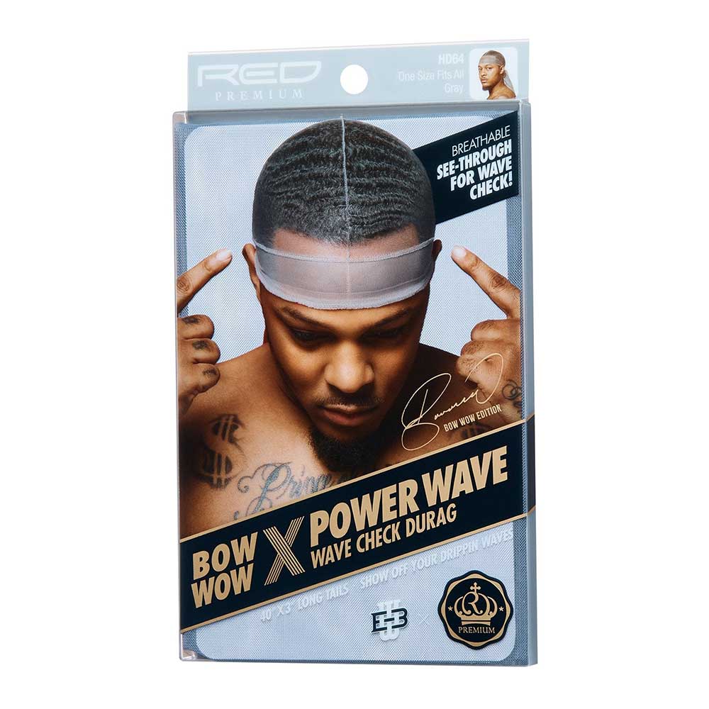 RED by KISS Power Wave See Through Wave Check Durag - Image 7