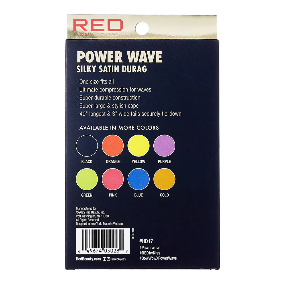 RED by KISS Power Wave Silky Satin Durag - Image 35