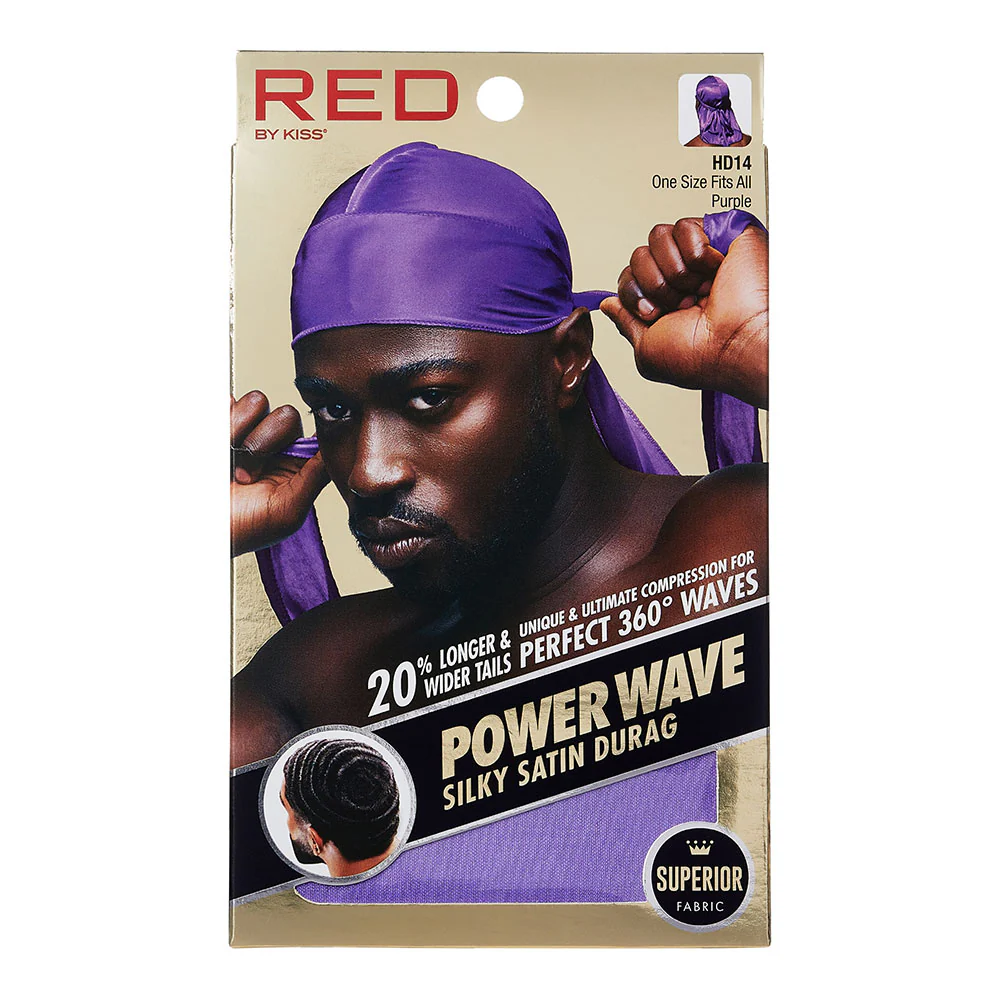 RED by KISS Power Wave Silky Satin Durag - Image 4