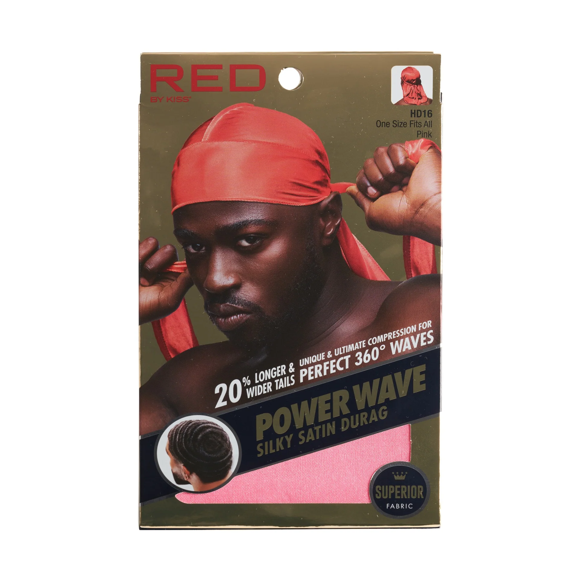 RED by KISS Power Wave Silky Satin Durag - Image 6