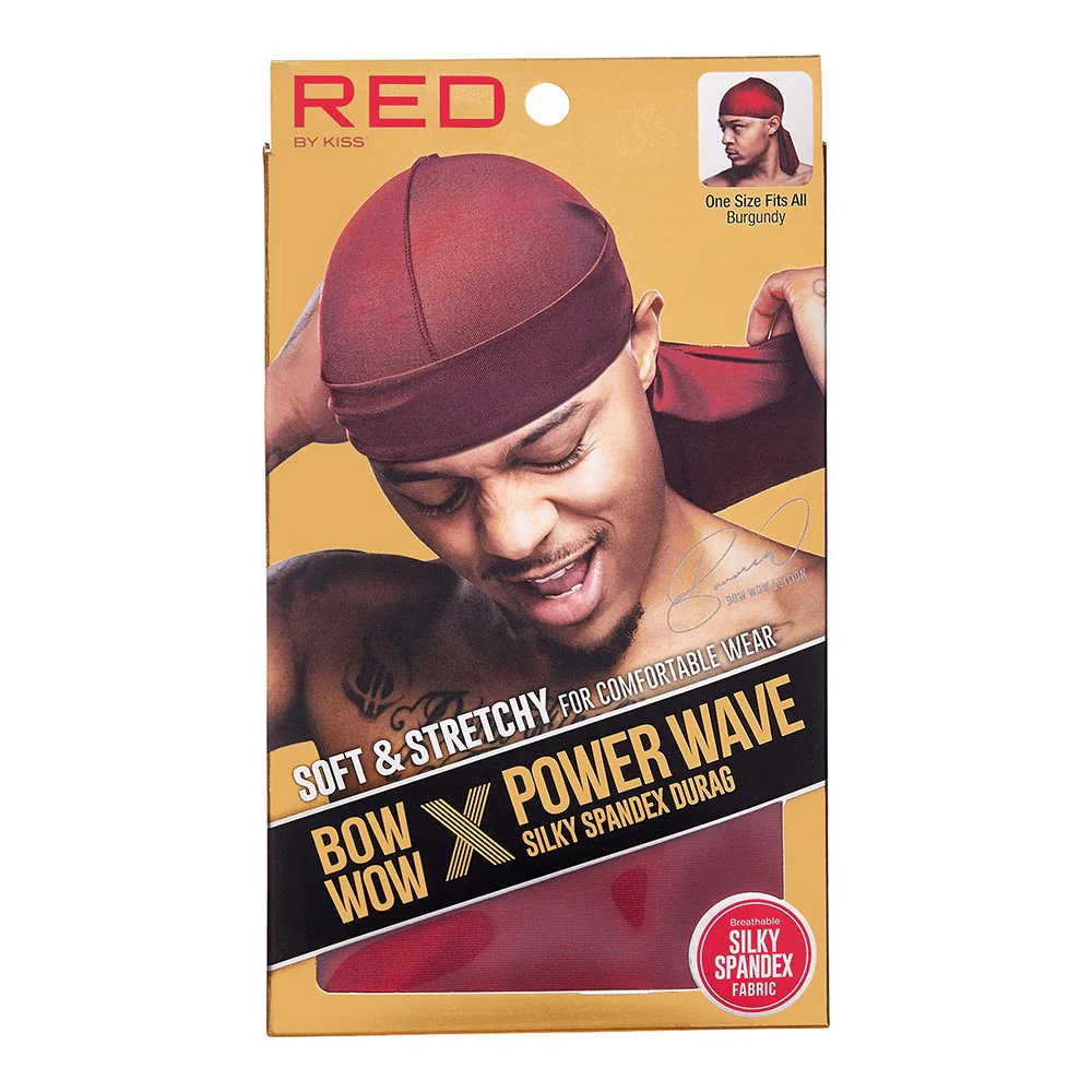 RED by KISS Power Wave Silky Spandex Durag - Image 2
