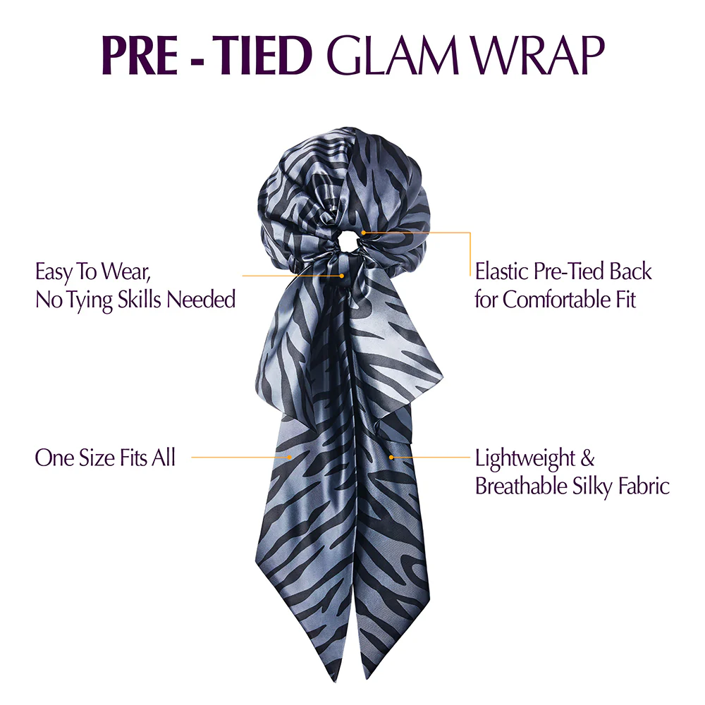 RED by KISS Pre-Tied Satin Glam Wrap - Image 14