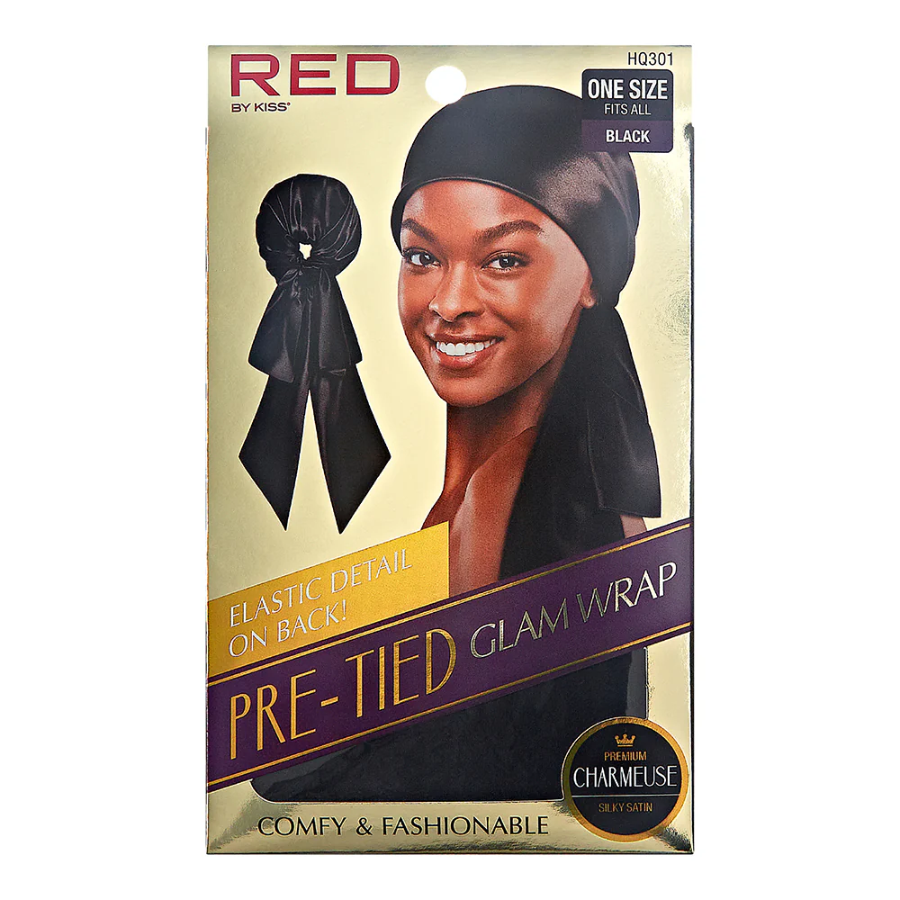 RED by KISS Pre-Tied Satin Glam Wrap - Image 20