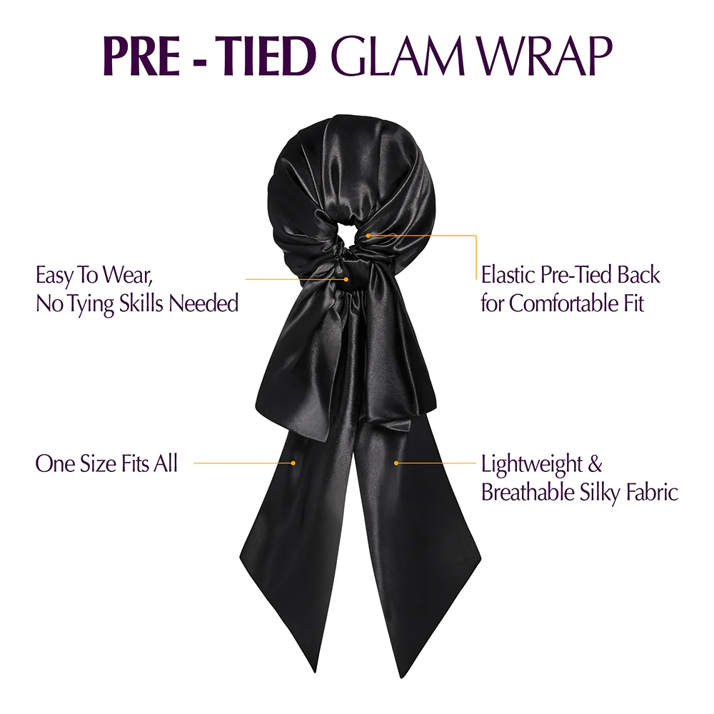 RED by KISS Pre-Tied Satin Glam Wrap - Image 23