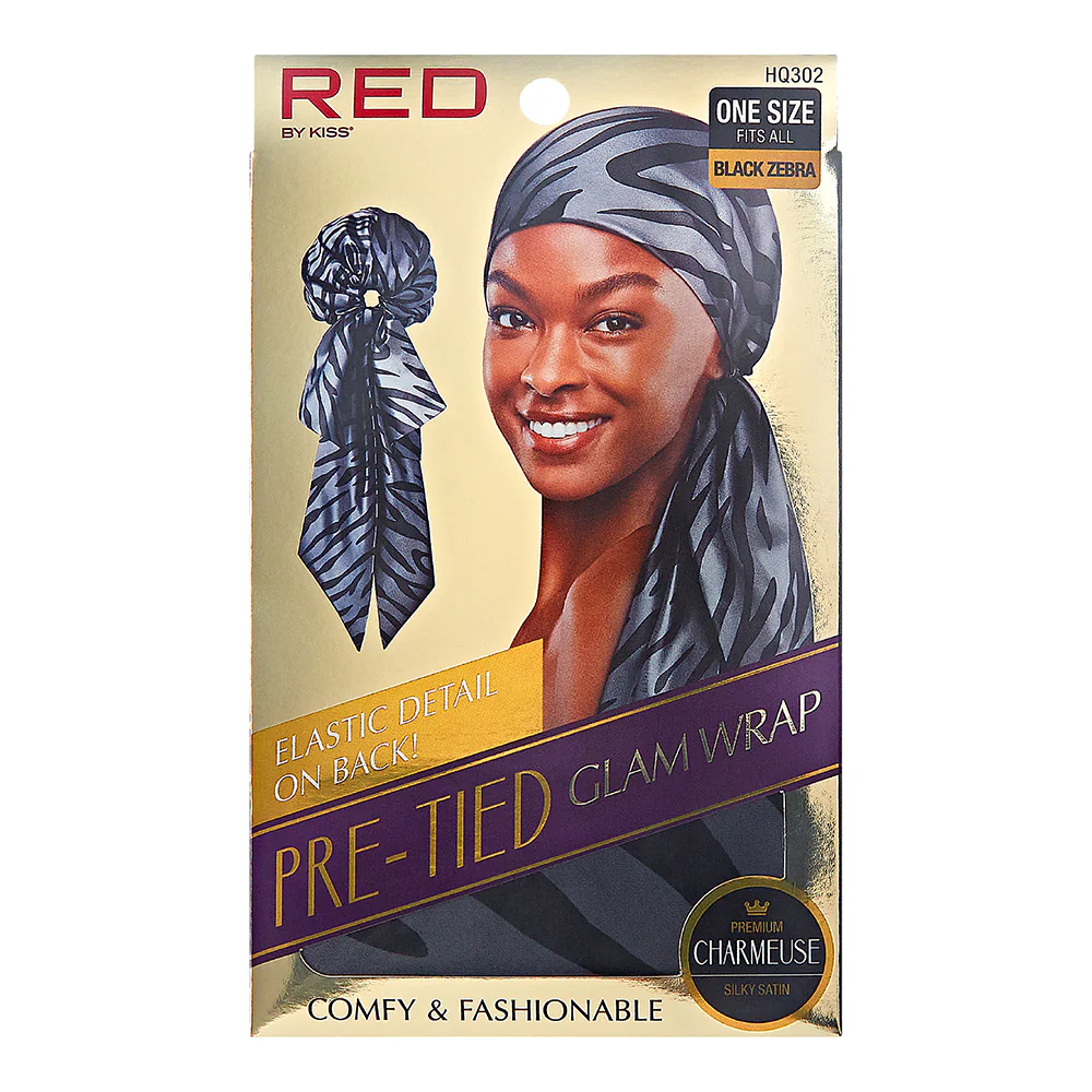 RED by KISS Pre-Tied Satin Glam Wrap - Image 5
