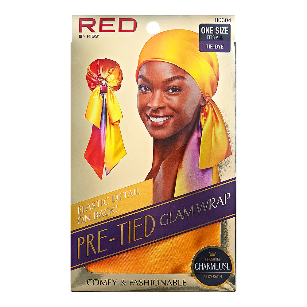 RED by KISS Pre-Tied Satin Glam Wrap - Image 7