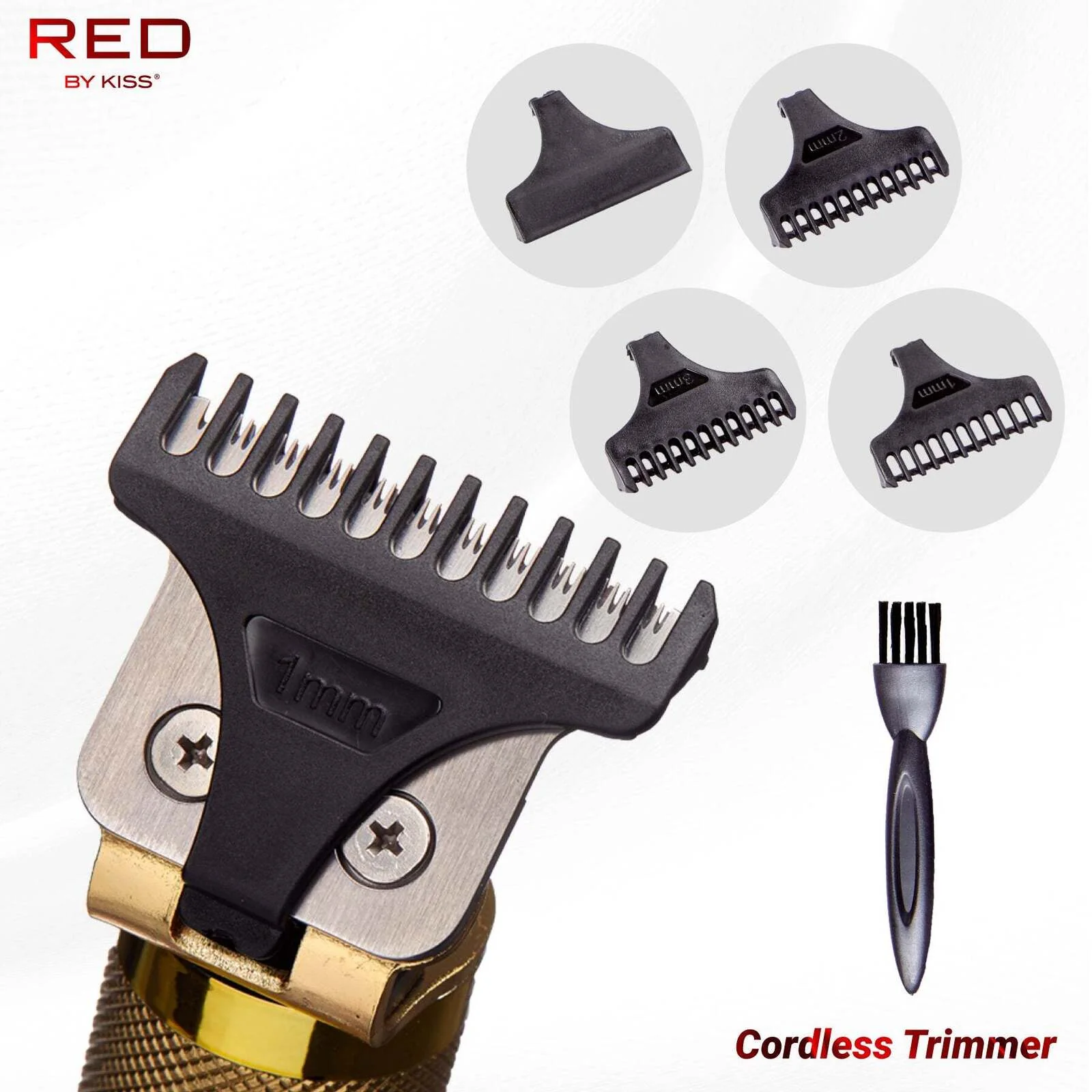 RED by KISS Precision Blade Cordless Trimmer - Gold - Image 5