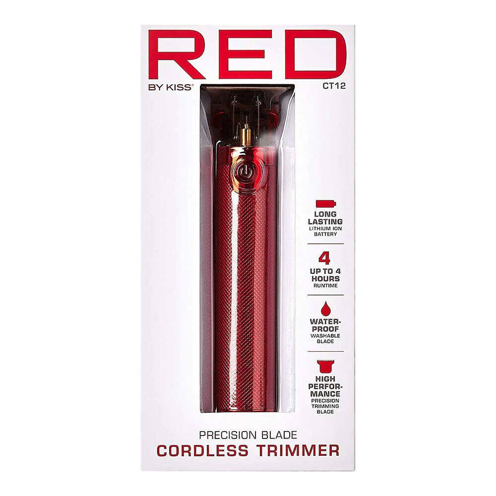 RED by KISS Precision Blade Cordless Trimmer - Red - Image 2