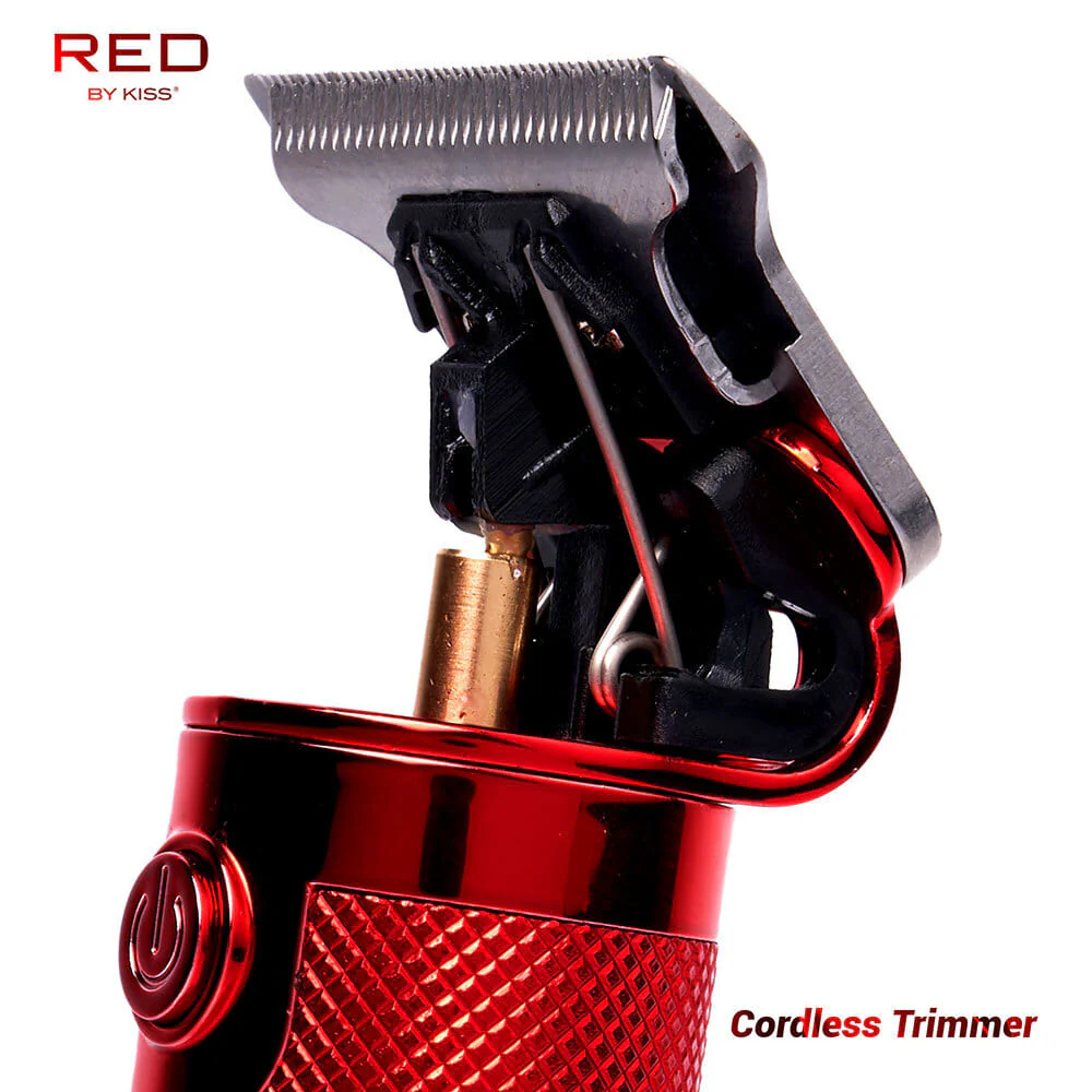 RED by KISS Precision Blade Cordless Trimmer - Red - Image 4