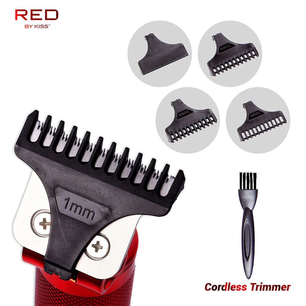 RED by KISS Precision Blade Cordless Trimmer - Red - Image 5