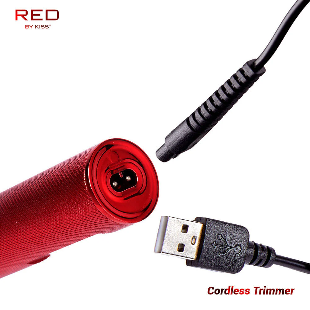 RED by KISS Precision Blade Cordless Trimmer - Red - Image 6