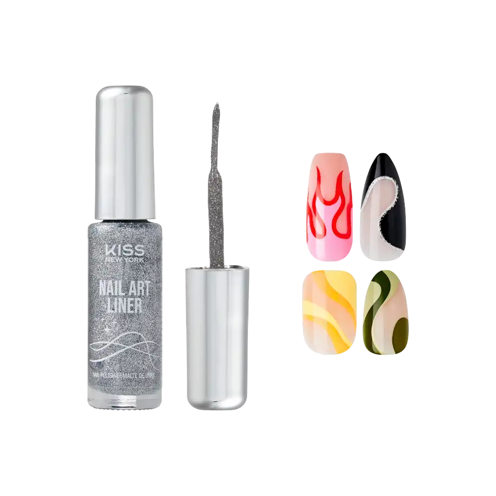 Kiss New York Precision Brush Nail Art Liner – Perfect for Fine Detailing - Image 13