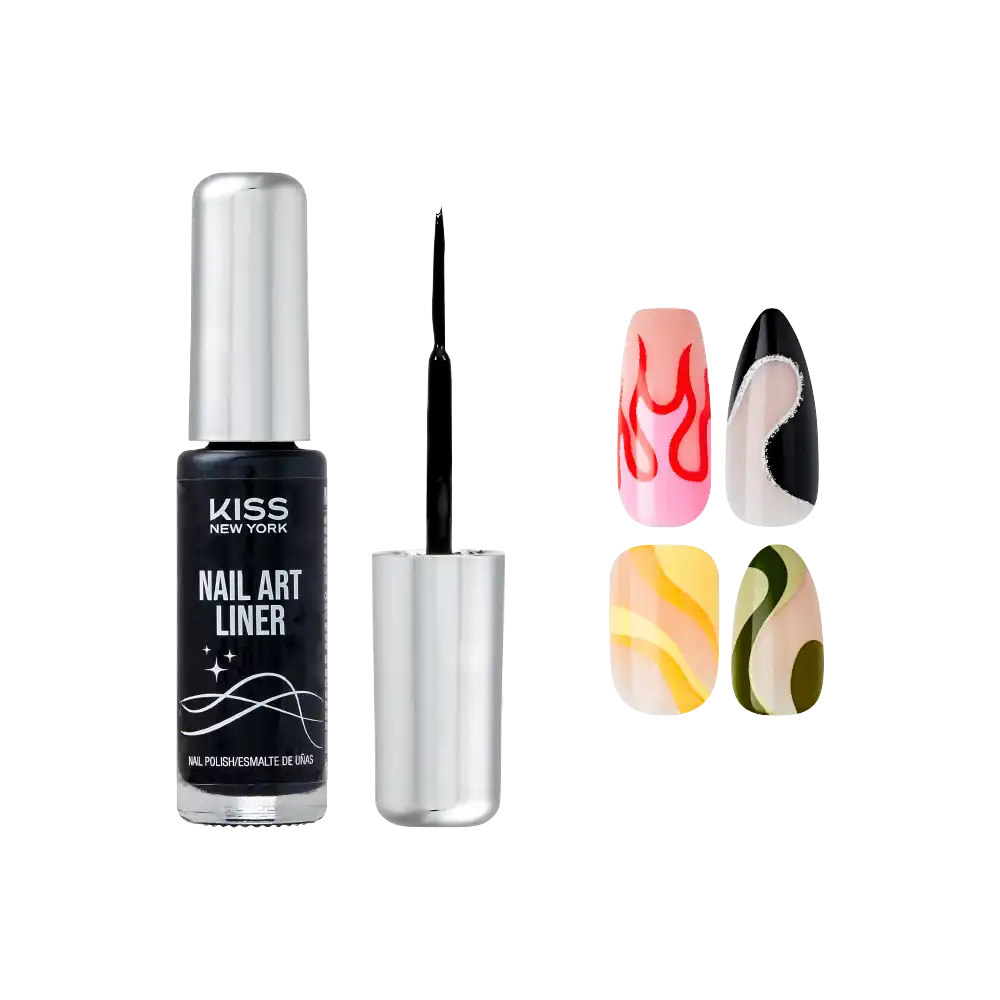 Kiss New York Precision Brush Nail Art Liner – Perfect for Fine Detailing - Image 14