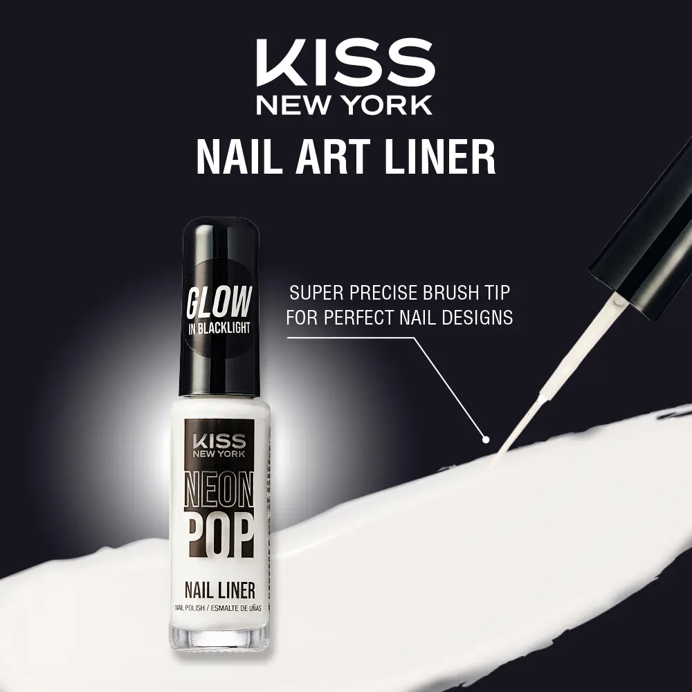 Kiss New York Precision Brush Nail Art Liner – Perfect for Fine Detailing - Image 44