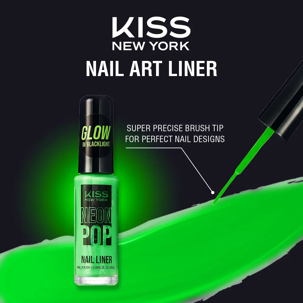 Kiss New York Precision Brush Nail Art Liner – Perfect for Fine Detailing - Image 46