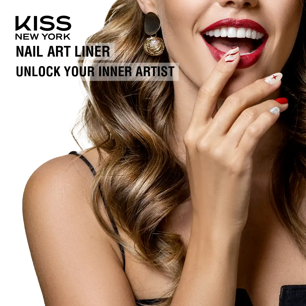 Kiss New York Precision Brush Nail Art Liner – Perfect for Fine Detailing - Image 50