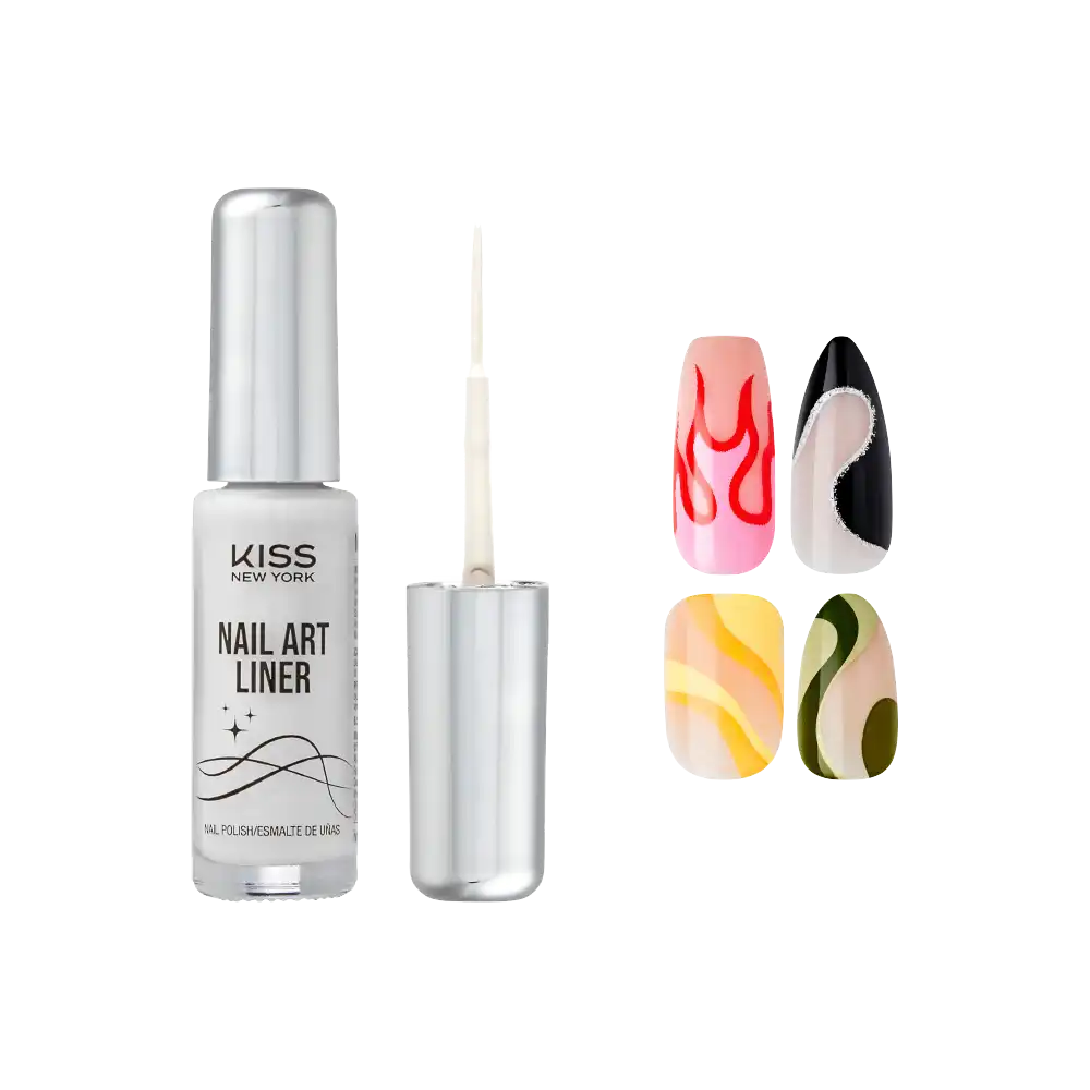 Kiss New York Precision Brush Nail Art Liner – Perfect for Fine Detailing - Image 93