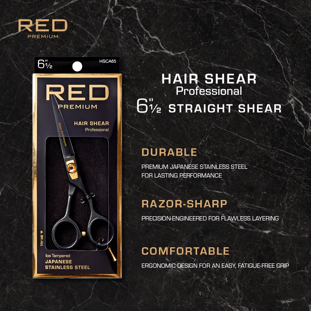 RED by KISS Premium Artisan Professional Hair Shears - Image 10