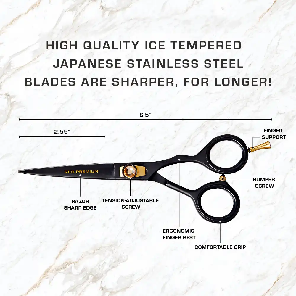 RED by KISS Premium Artisan Professional Hair Shears - Image 11
