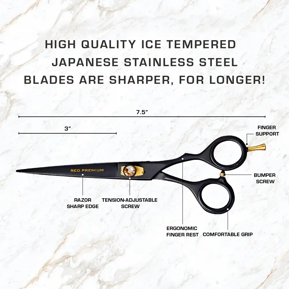 RED by KISS Premium Artisan Professional Hair Shears - Image 19