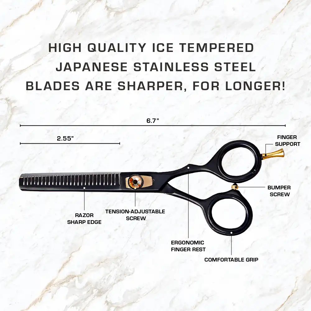 RED by KISS Premium Artisan Professional Hair Shears - Image 27