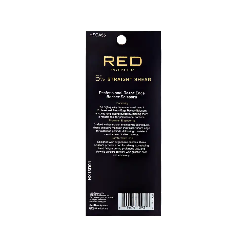 RED by KISS Premium Artisan Professional Hair Shears - Image 8