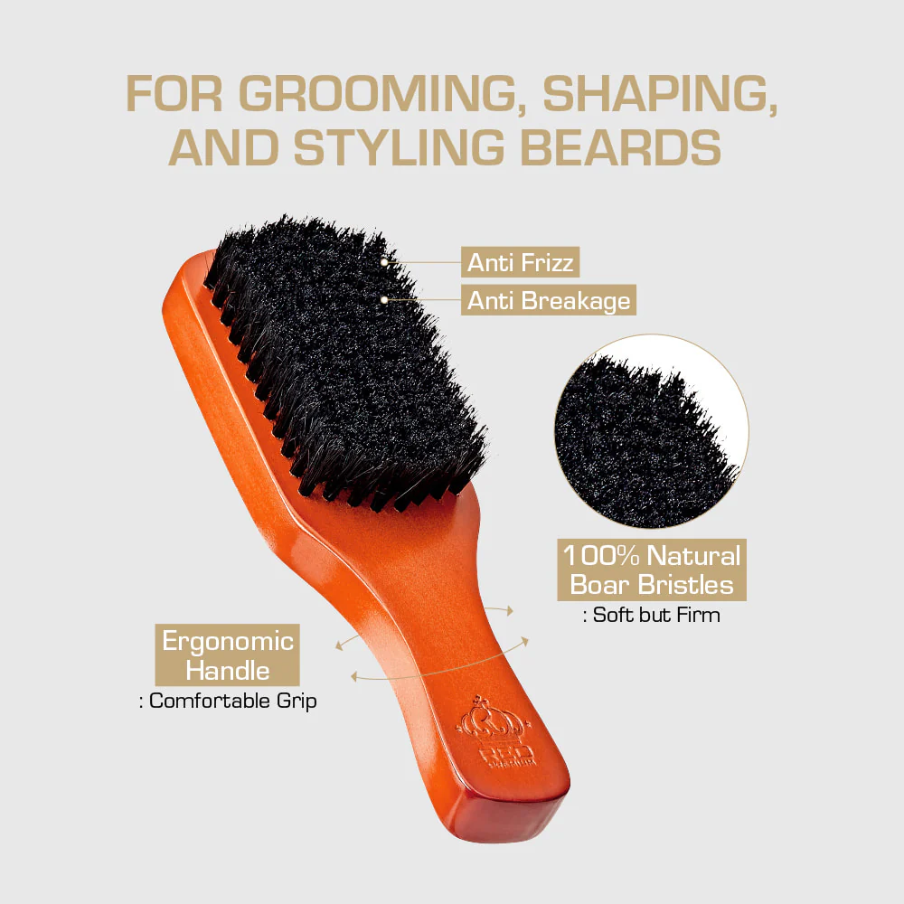 RED by KISS Premium Beard Medium Soft Club Brush - Image 3