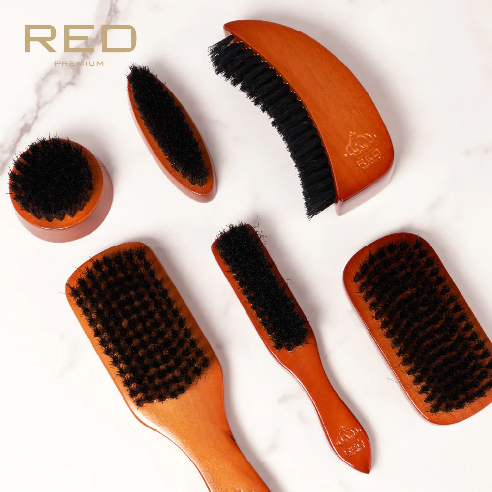 RED by KISS Premium Beard Medium Soft Round Mini Brush - Image 5
