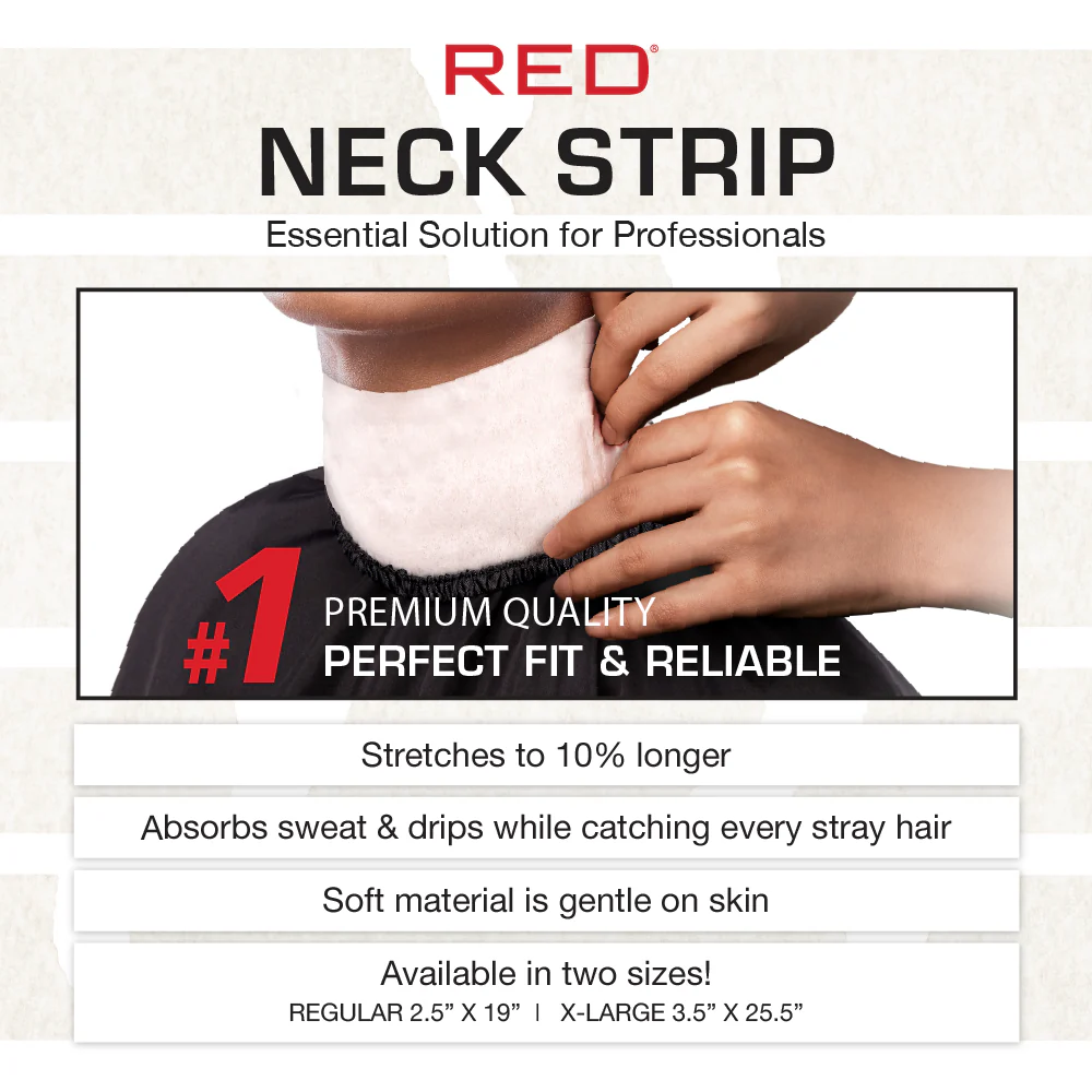 RED by KISS Premium Disposable Barber Neck Strips - Image 5