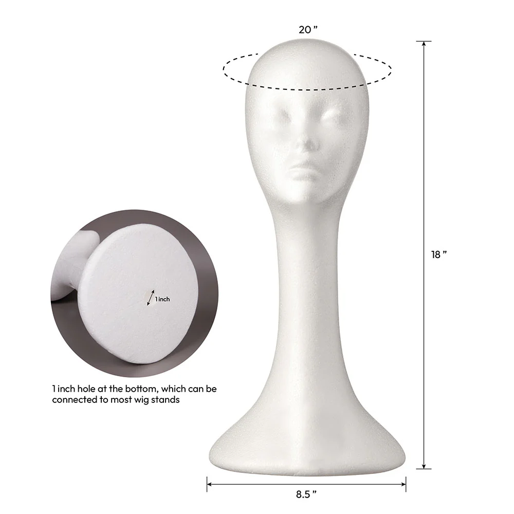 RED by KISS Premium Foam Mannequin Head - Image 2