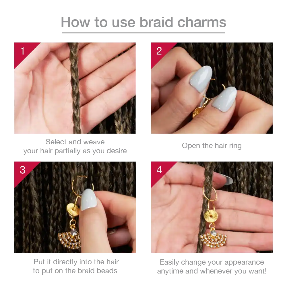 RED by KISS Premium Luxury Braid Charms - Image 128