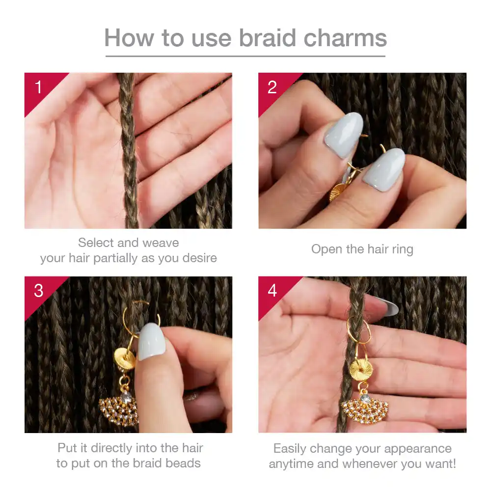 RED by KISS Premium Luxury Braid Charms - Image 135