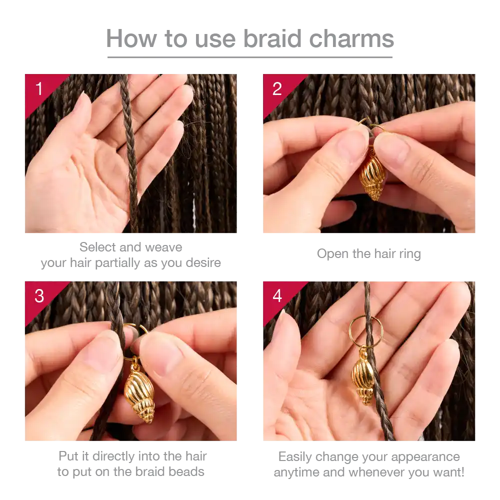 RED by KISS Premium Luxury Braid Charms - Image 156